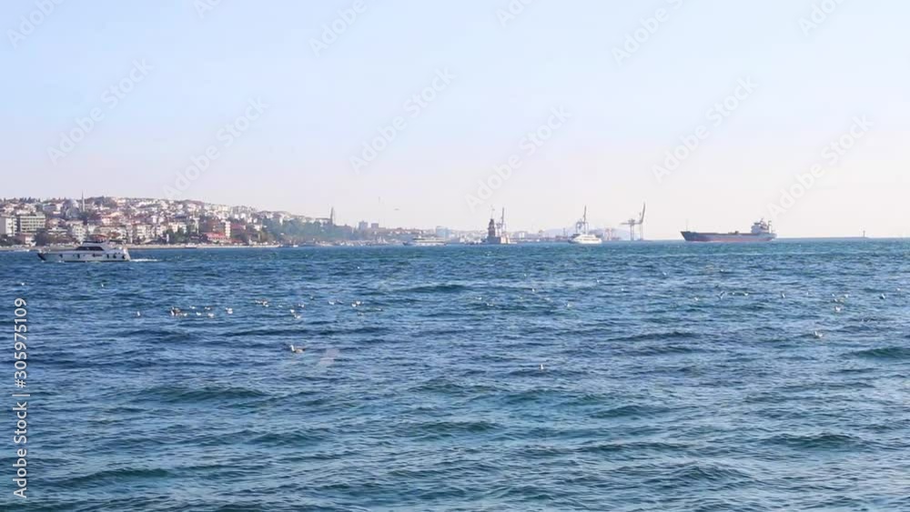 view of Istanbul Bosphorus sea view of Istanbul Bosphorus sea
