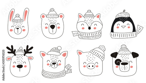 Merry Christmas and Happy New Year poster