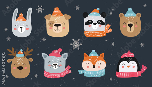 Merry Christmas and Happy New Year poster