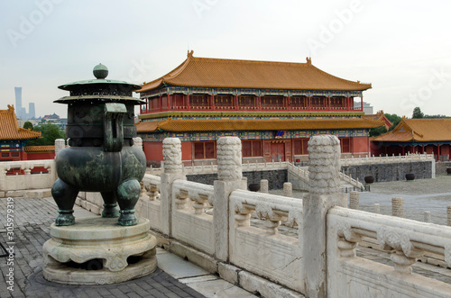 Ceremonial urn in the Forbidden City (Beijing)