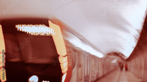 Moscow metro, abstract background