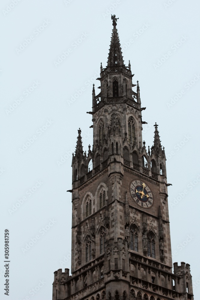 Clock tower in Munich