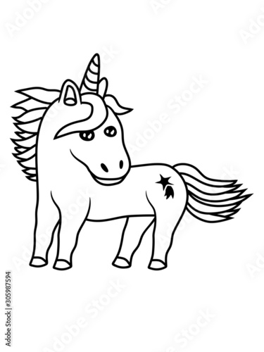 kleines niedliches einhorn 