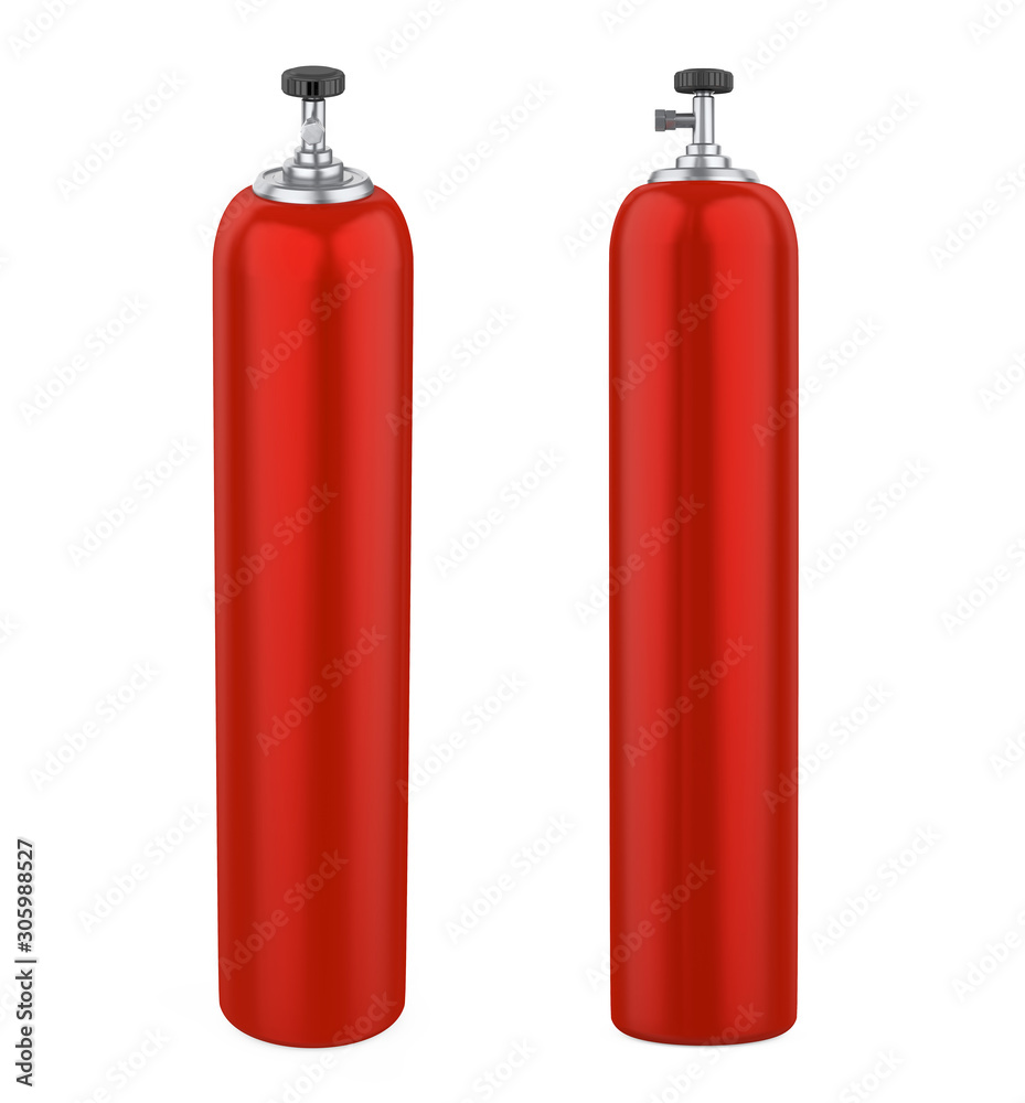 Gas Cylinder Isolated
