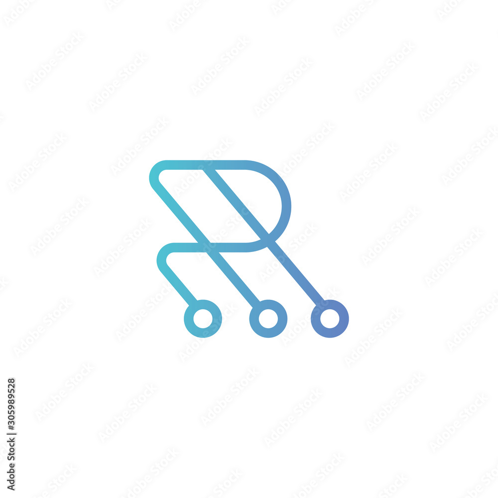 Letter R logo icon design template elements Letter R logo icon design template elements