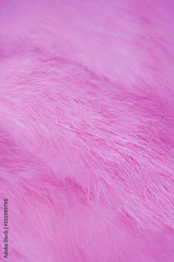 Fototapeta premium Beautiful abstract background.The pink fur.The texture of the fur.