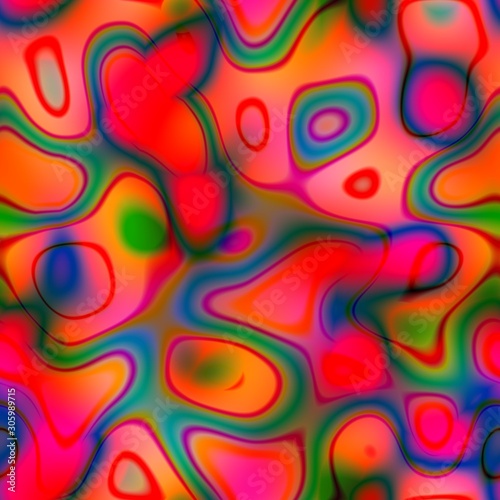 Fire flame seamless background illustration. Colors: neon carrot, tan, atomic tangerine, raw sienna, yellow orange.