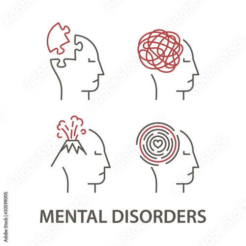 Icons for Mental Disorders