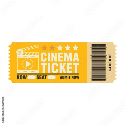 cinema ticket, skip to watch movies, realistic look