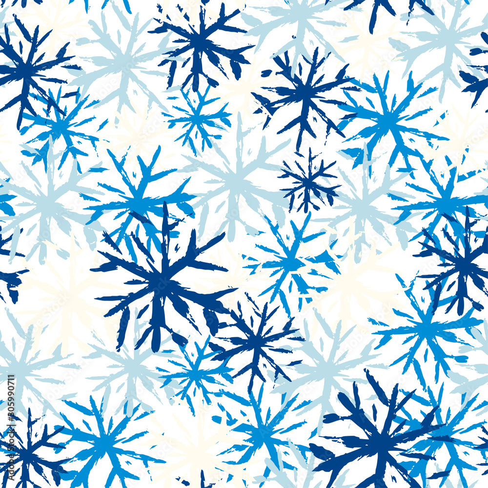 Seamless pattern with snowflakes Seamless pattern with snowflakes