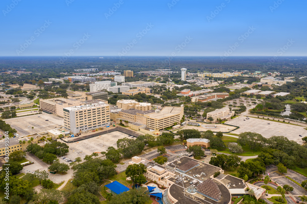Aerial photo University of South Florida Tampa