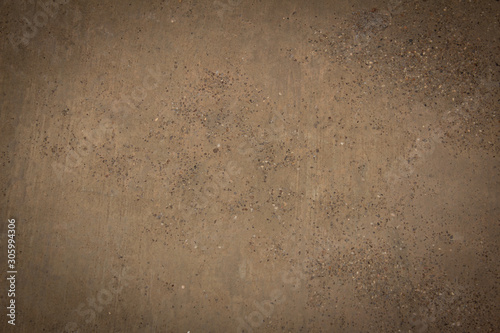 View of the cement flooring texture