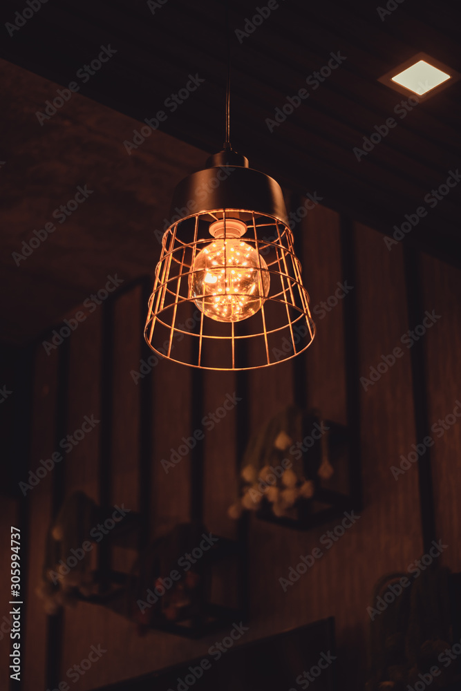 lamp on ceiling