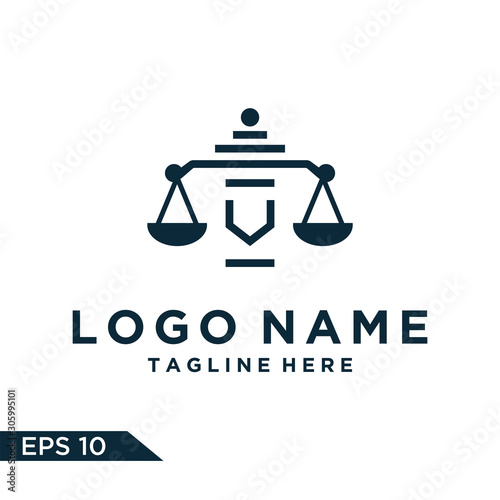 Logo design law Inspiration for companies from the initial letters logo V icon