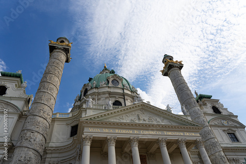 Karlskirche church in Vienna Wien, Austria.