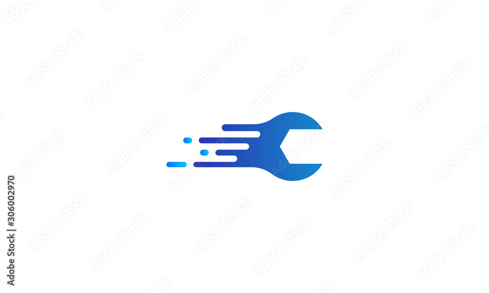 fast service logo icon