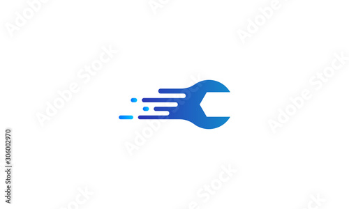 fast service logo icon