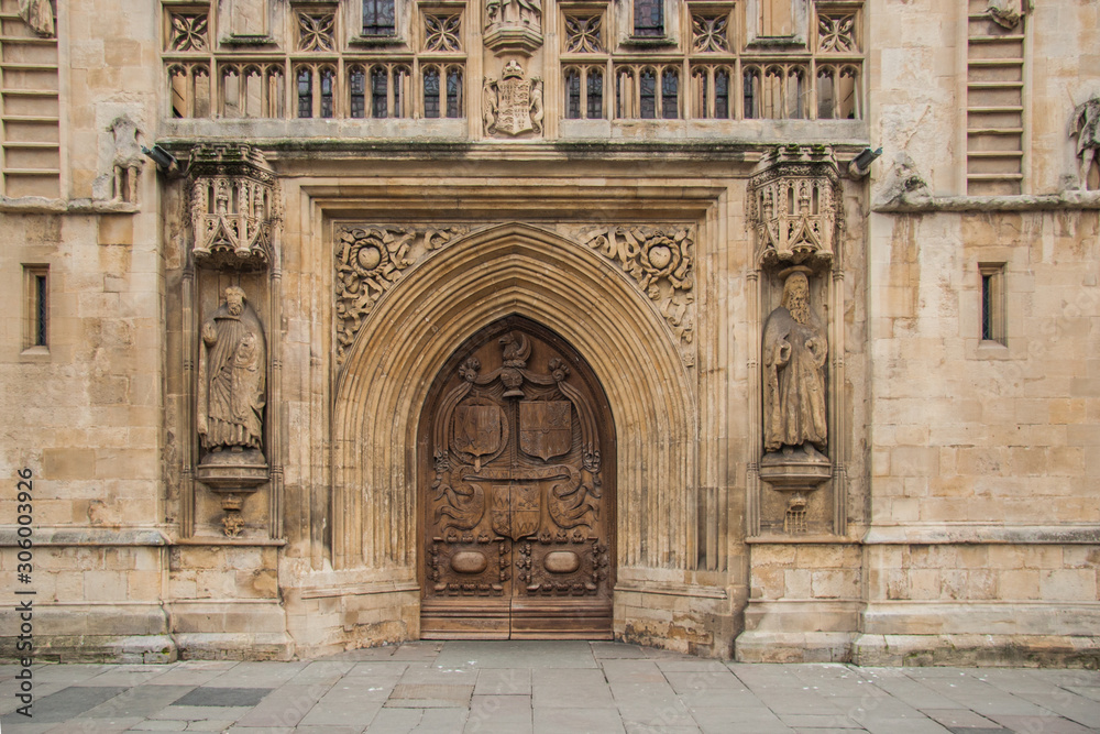 Bath Abbey entrance, United Kingdom