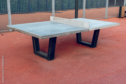 Slika na platnu Concrete ping-pong table