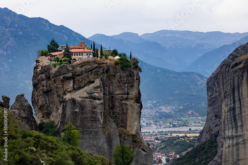Great view of Monasteries at Meteora, Greece