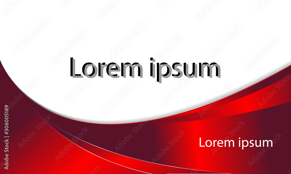 red metallic curve with white background red metallic curve with white background