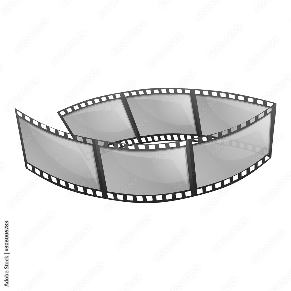 Filmstrip camera icon. Cartoon of filmstrip camera vector icon for web design isolated on white background