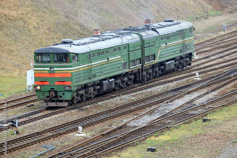 Fototapeta premium diesel locomotive