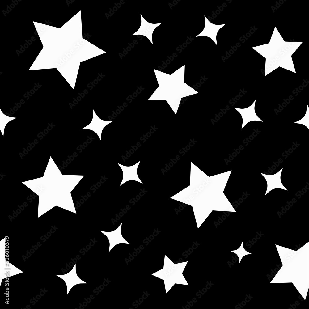Stars seamless pattern. Sky with star icons texture background. Stars seamless pattern. Sky with star icons texture background.