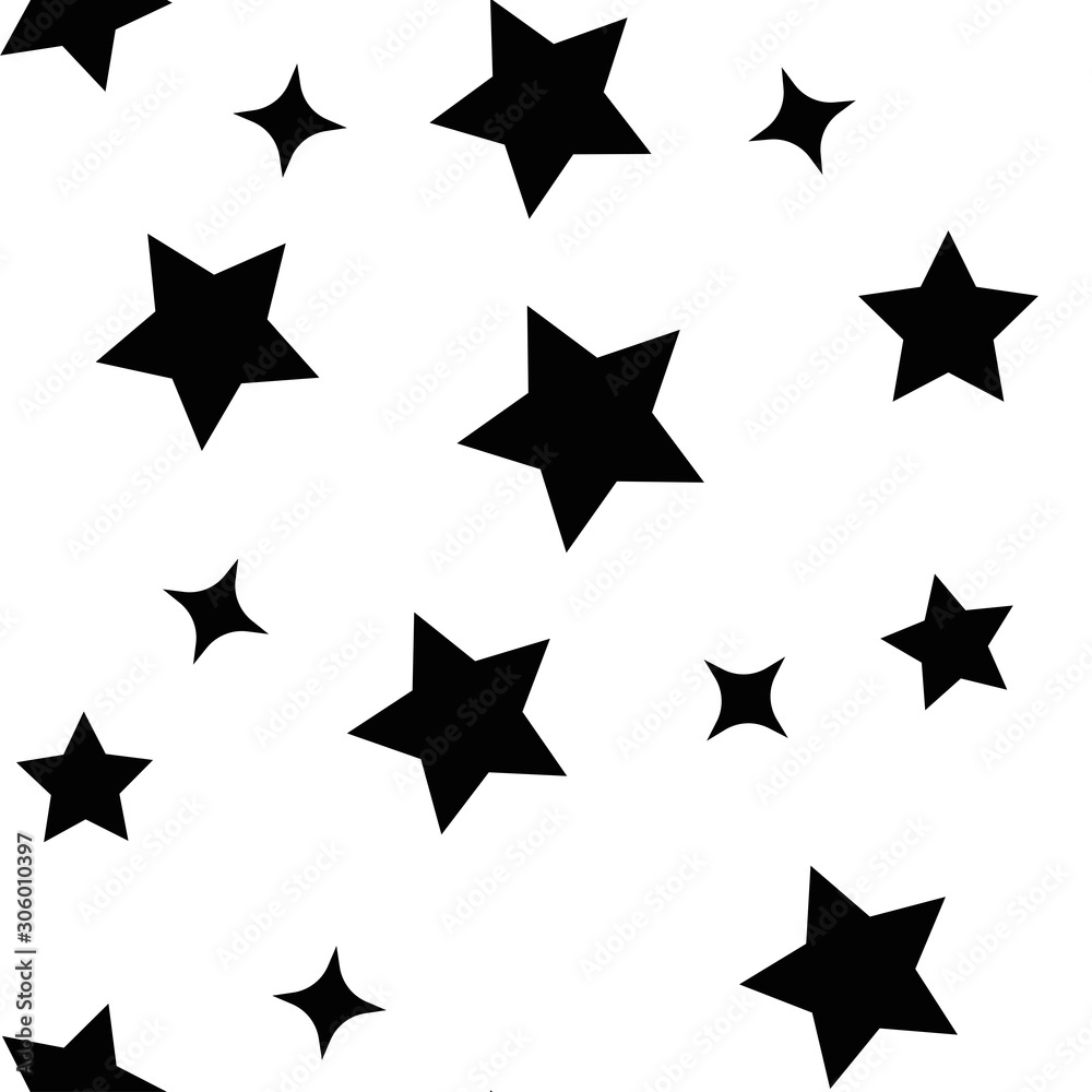 Stars seamless pattern. Sky with star icons texture background. Stars seamless pattern. Sky with star icons texture background.