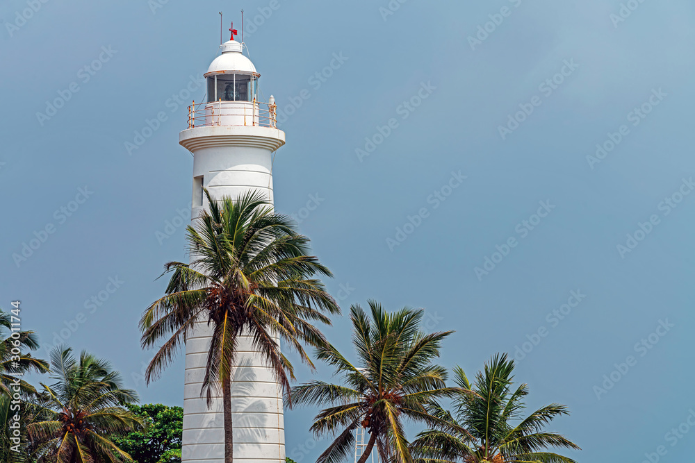The oldest lighthouse in Sri Lanka. The original lighthouse 24.5 m high was built by the British in 1848. And the existing one 26.5- m high was erected in 1939.
