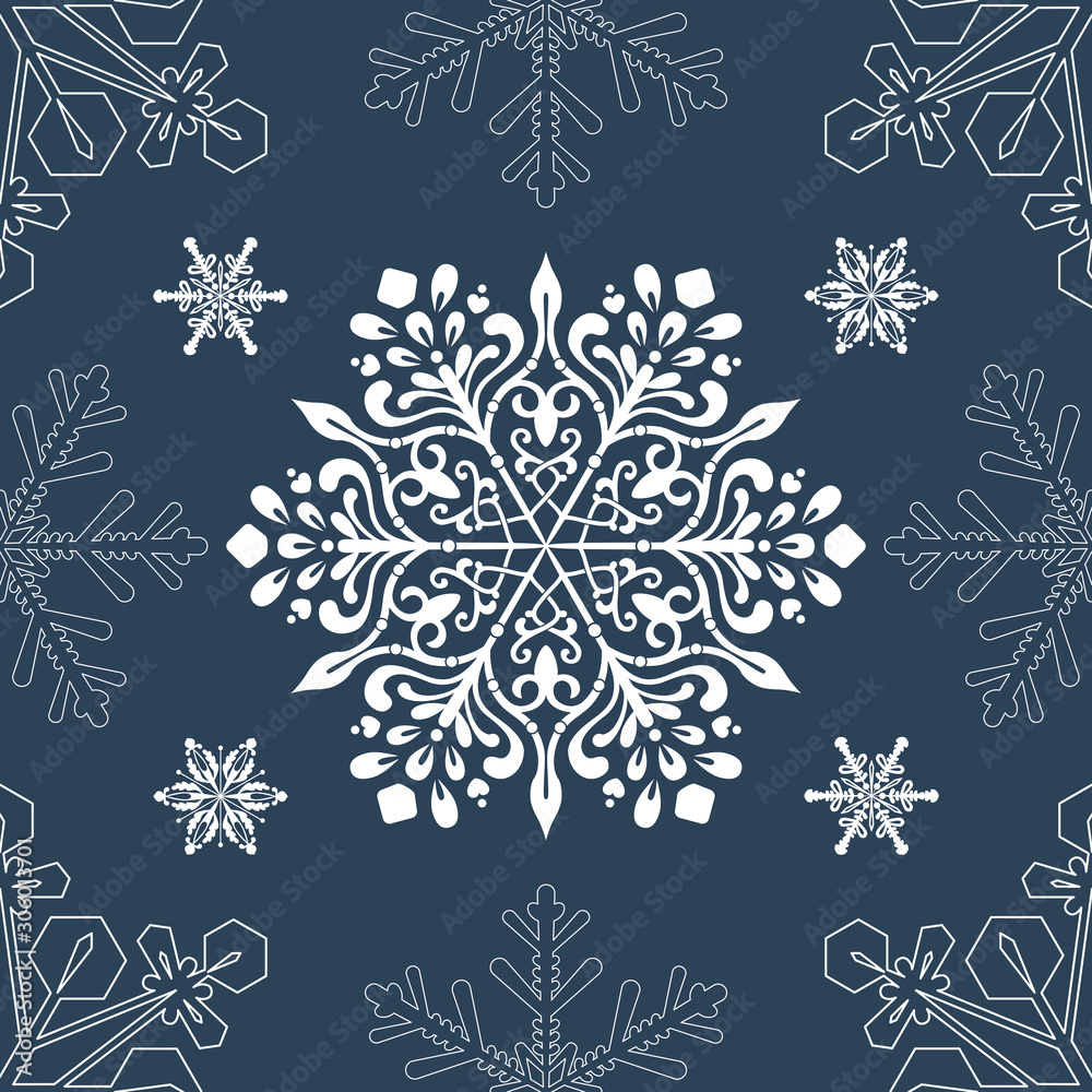 snowflakes pattern snowflakes pattern