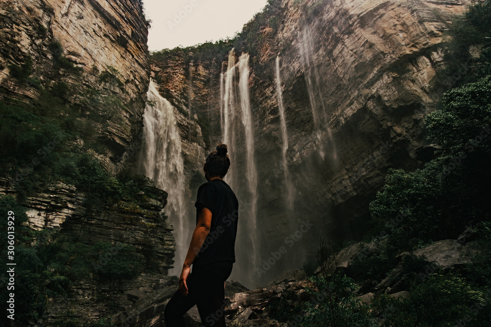 Naklejka premium Cachoeira herculano - chapada diamantina