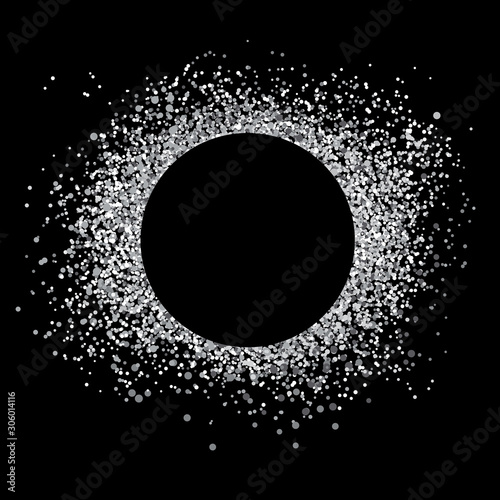 Vector confetti splash dots isolated burst colors