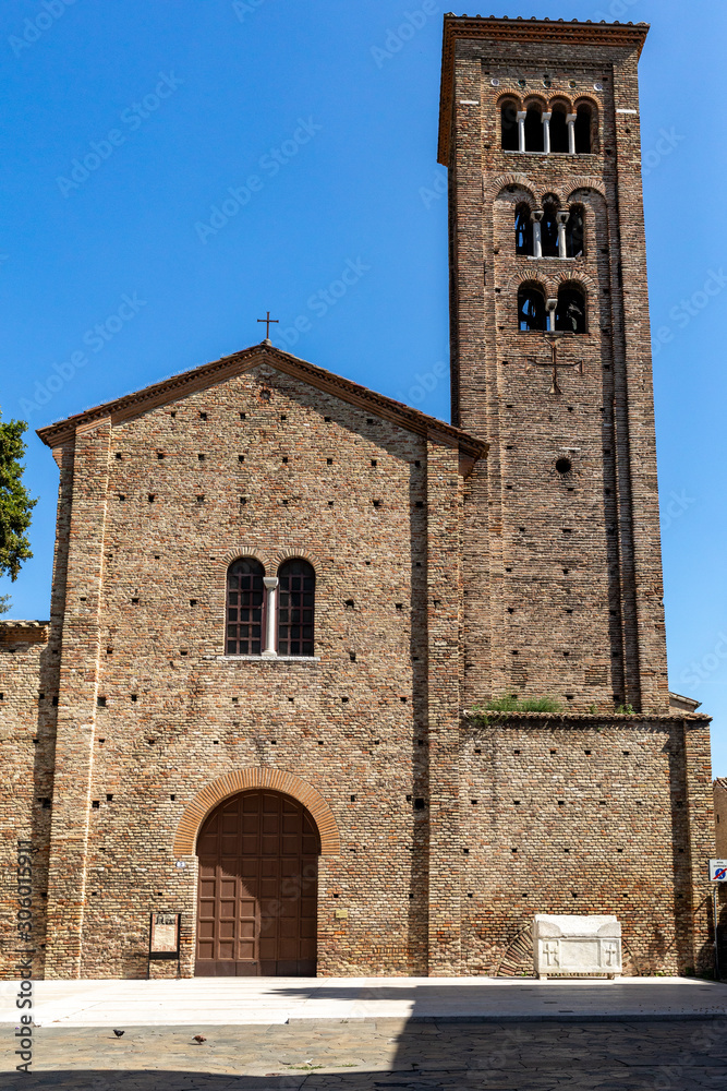 The Basilica of San Francesco in Ravenna. Emilia-Romagna, Italy