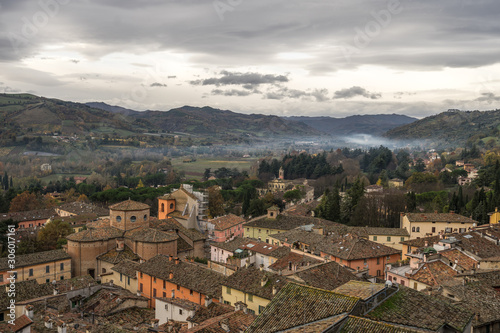 View of Brisighella: one of the most beautifull old village of Italy.