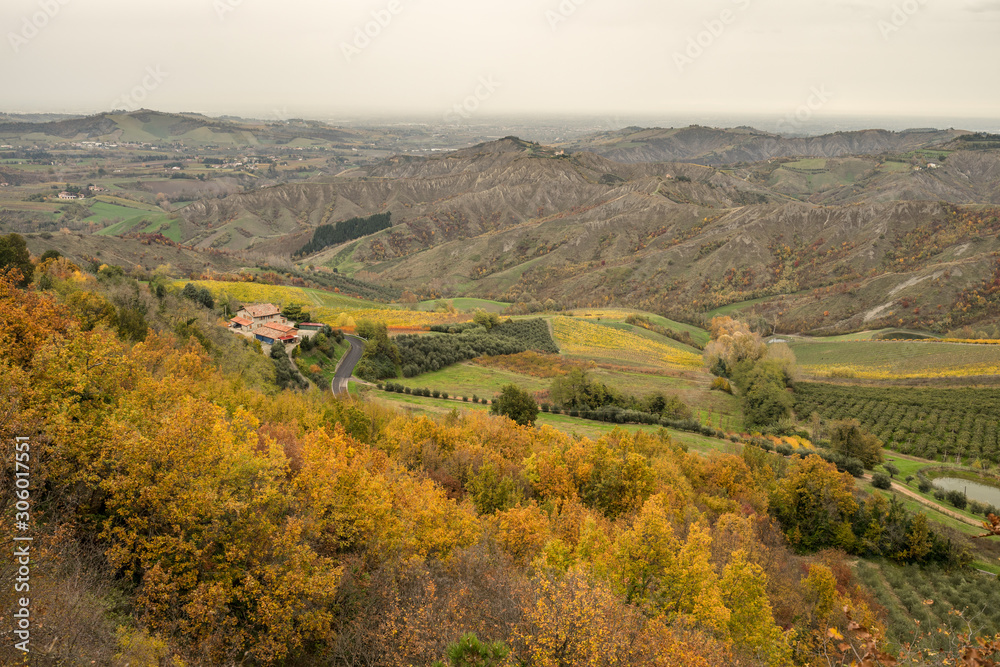 View from the hills over Brisighella