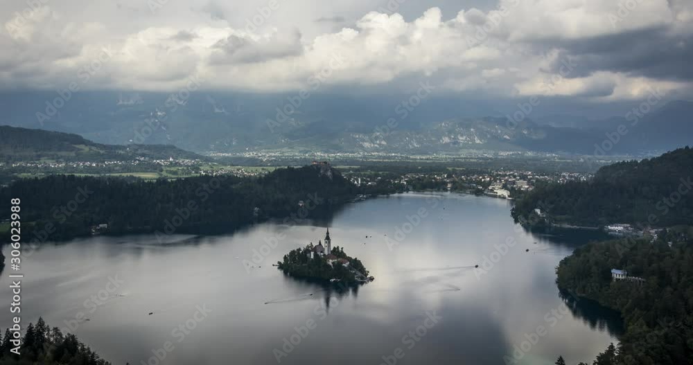 4k time laps of lake Bled and it's surroundings