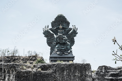 A beautiful view of Garuda Wisnu Kencana Cultural Park in Bali  Indonesia.