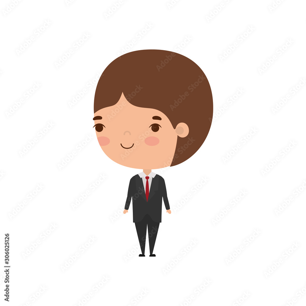 Man with suit vector design
