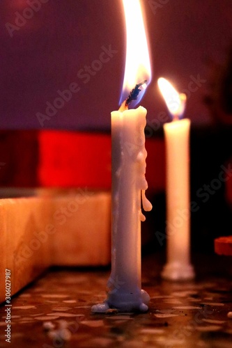 candle in the dark