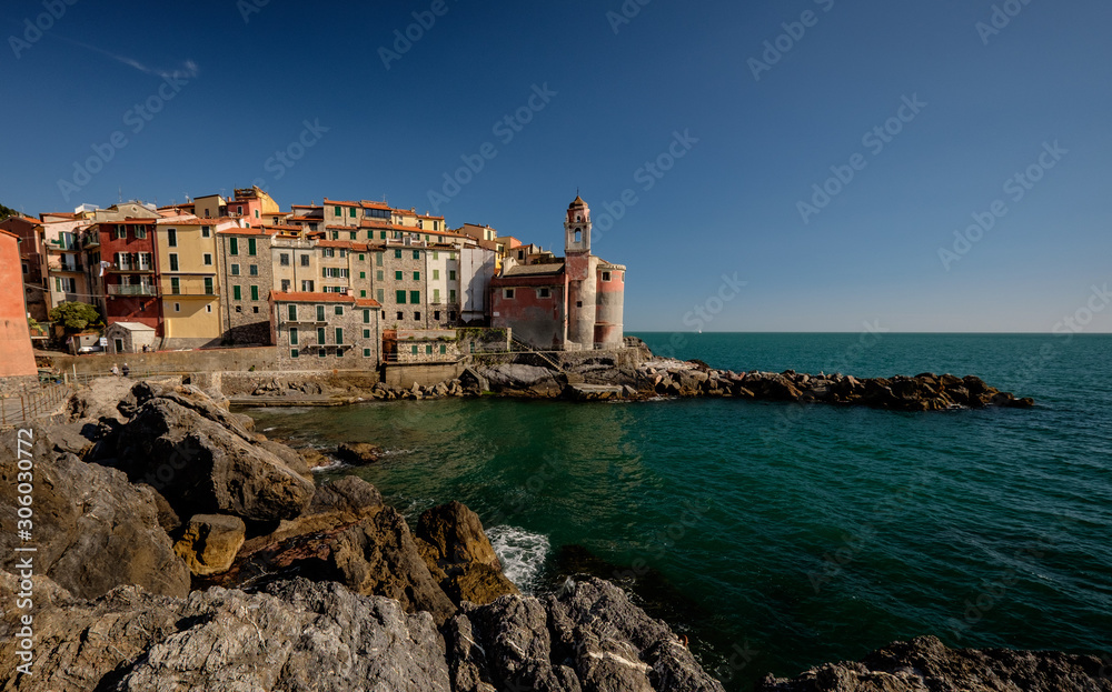 The sea village of Tellaro, Lerici, La Spezia gulf, Liguria, Italy