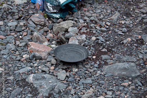 Εκτύπωση καμβά Gold panning