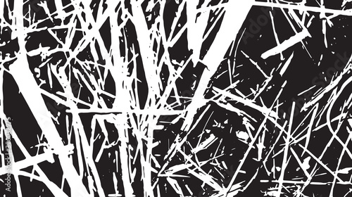 Black and white vintage grunge futuristic background. Suitable to create unique overlay textures with the effect of scratching, breaking, antiquity and old materials.