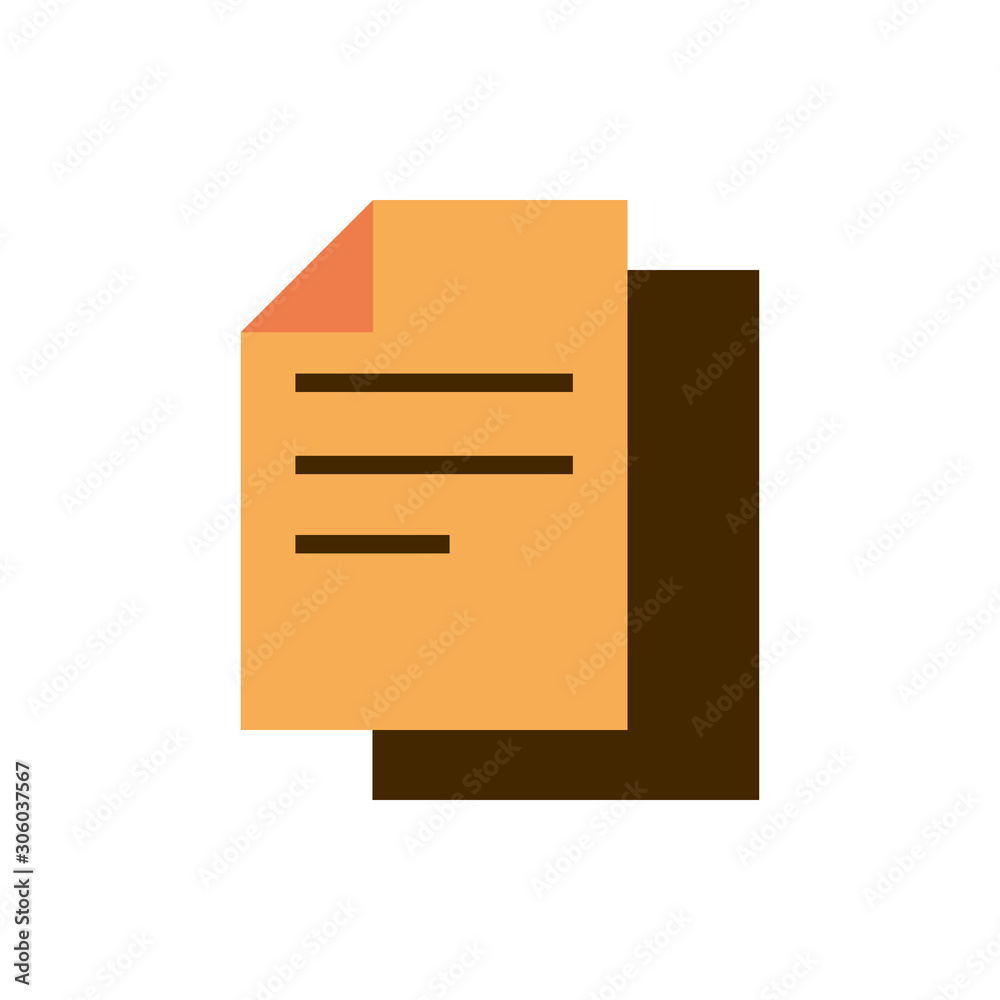 paper document business strategy icon