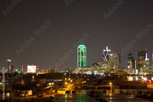 Dallas, Texas Skyline at Night photo