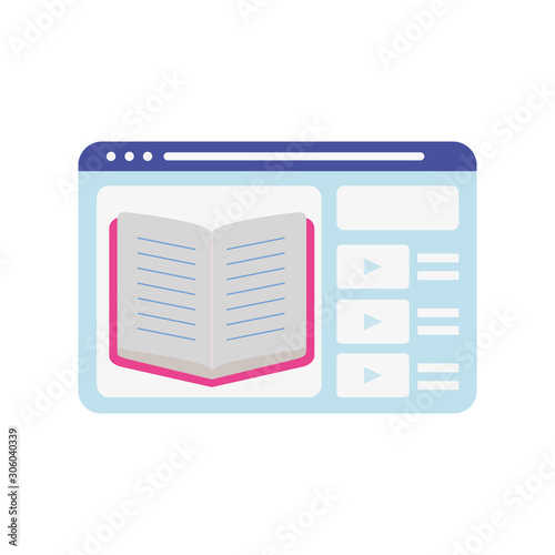website book content education learning online