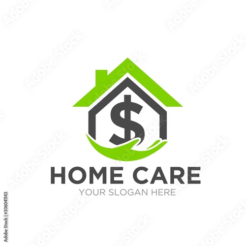 home care dollar income logo designs
