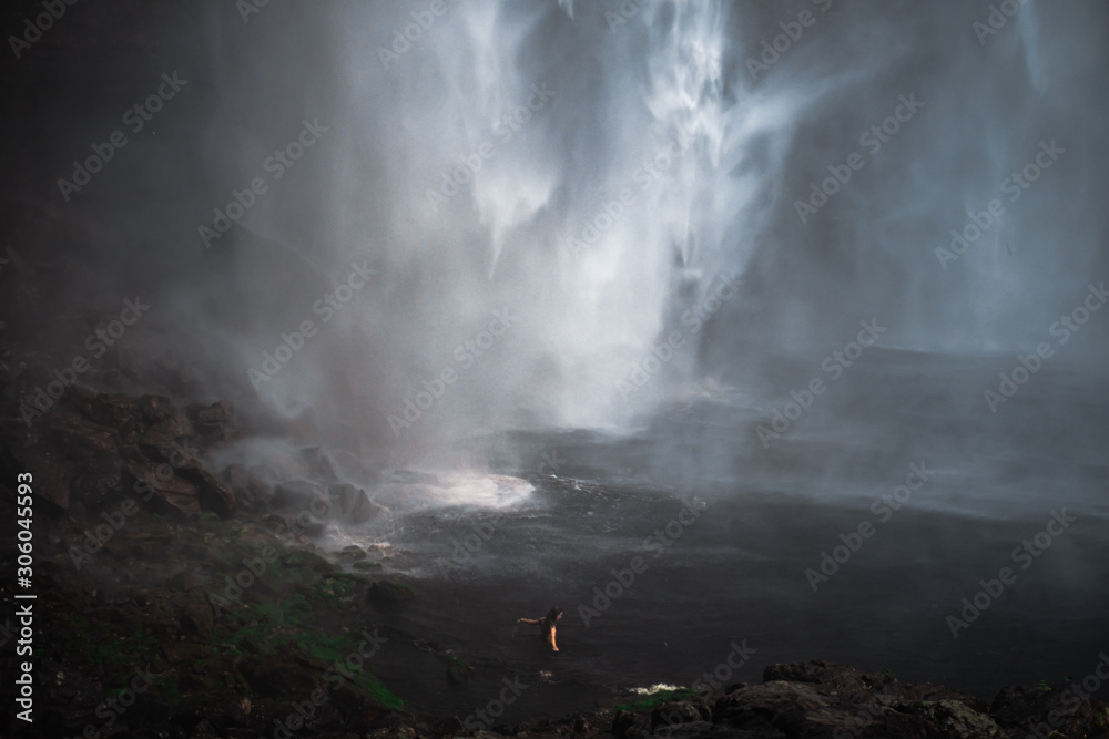Fototapeta premium Chapada diamantina waterfall cachoeira herculano