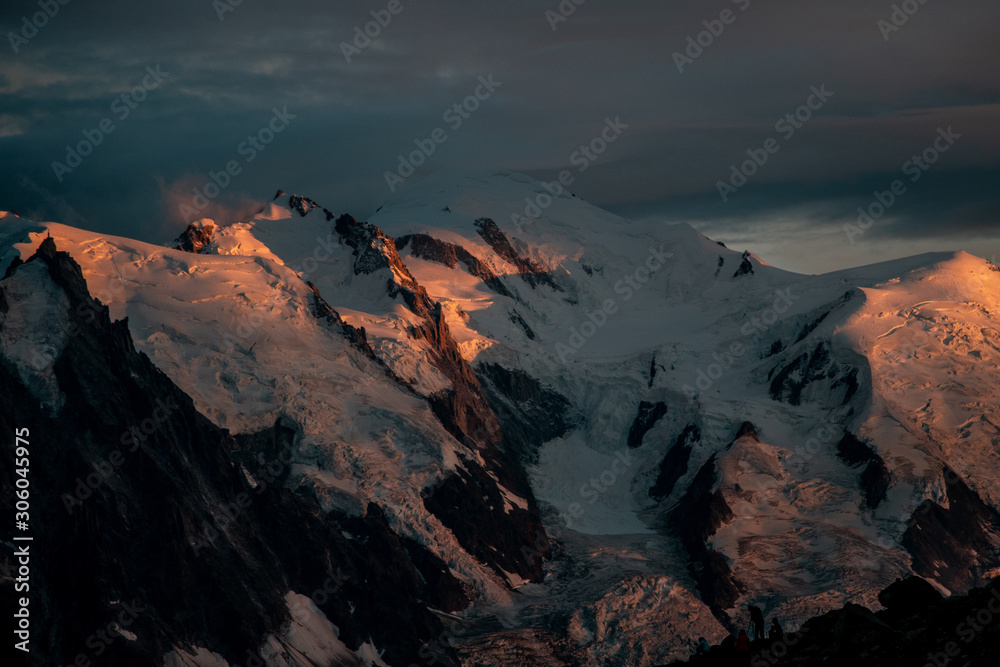 Mont Blanc Sunset - Chamonix Mountains