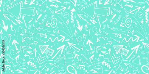 Hand drawn arrows seamless ...